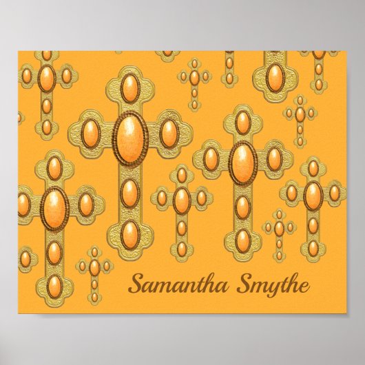 6 Sardonyxと出芽フェイク十字架 –  ポスター (正面)