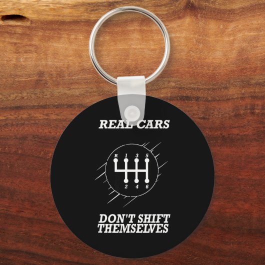6 Speed Manual Transmission Shift Pattern キーホルダー (正面)