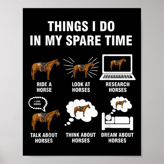 6 Things I Do In My Spare Time - Horse Riding  ポスター (正面)