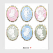 6 x美しいスクラップブック作りカード作成ギフトカメラ シール (シート)