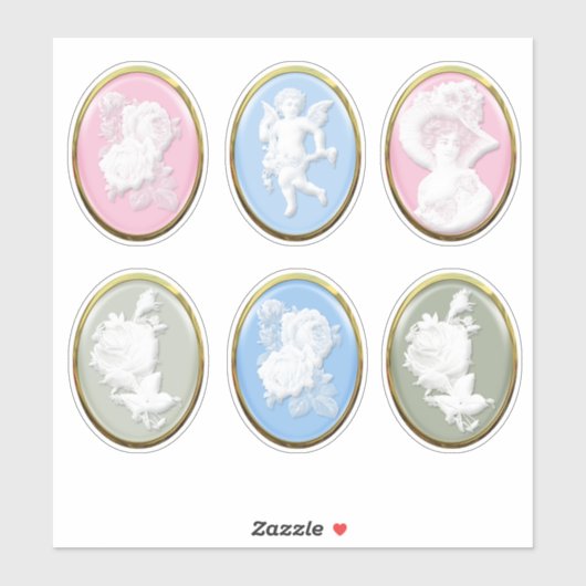 6 x美しいスクラップブック作りカード作成ギフトカメラ シール (シート)