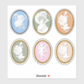 6 x美しいスクラップブック作りカード作成ギフトカメラ シール (シート)