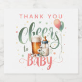 6 x COED応援からベビーへBrewing Beersボトル ビールラベル (シングルラベル)