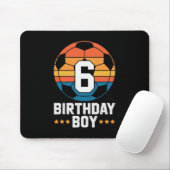 6 Year Old Soccer Player 6th Birthday For Boys マウスパッド (マウス)