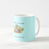 6A右のコーヒー・マグ[淡いブルーの] コーヒーマグカップ (正面右)