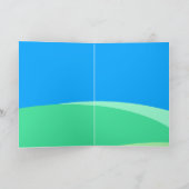 6bおもしろいマンガイラストレーションピグイヤー誕生日GC シーズンカード (内部)