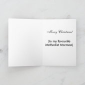 6g，クリスマスツリー，クリスマスツリー， CTRモルモンB... シーズンカード (内部)