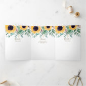 6pgひまわり素朴のテーマ結婚式 プログラム (内部)