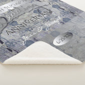 6thシュガー&アイアン結婚ズ・シャビー・シック シェルパブランケット (3/4)