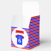 6thバースデーパーティーカスタム文字スポーツ フェイバーボックス (オープン)