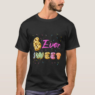 6thバースデーパーティースイーツガールドーナツ6歳おもしろい tシャツ