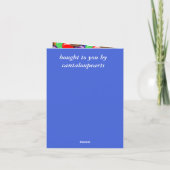 6th 結婚anniversary Candy, カード (裏面)