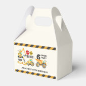 6th birthday boy construction truck フェイバーボックス (正面サイド)