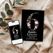 6th Birthday Halloween  招待状