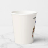 6th Birthday Photo Collage Number 6 Paper Cups 紙コップ (右)