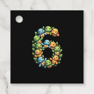 6th Birthday Sea Turtle Tortoise Theme Party 6 Yea フェイバータグ