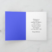 6th Birthday Snowman Snowy with Snow Six カード (内部)