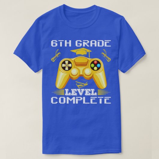 6th Grade Level Complete Class Of 2022 Graduation Tシャツ (デザイン正面)