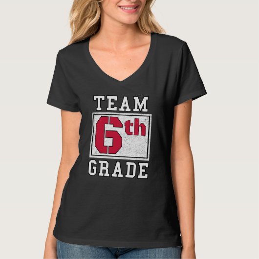 6th Grade Teacher Grade 6 Sixth Grader Boy Girl Fi Tシャツ (正面)