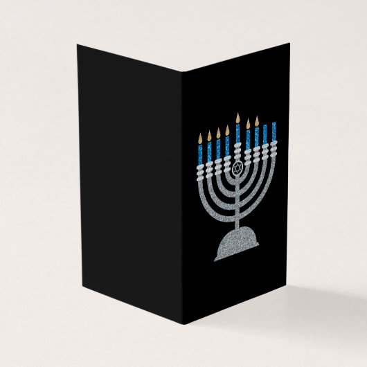 6th Night of Hanukkahグリッターカード25pk (外部)