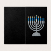 6th Night of Hanukkahグリッターカード25pk (外部フラット)