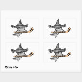 6U Hammerheads春2022クラシックラウンドステッカー 長方形シール (シート)