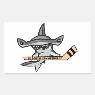 6U Hammerheads春2022クラシックラウンドステッカー 長方形シール