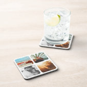 6xコースターセット4写真テンプレートグリッドラウンドコルク コースター (右側)