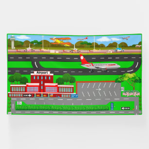 6x10の遊空港 横断幕