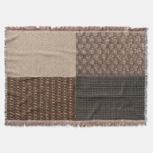 6'x4'チョコレートモチャオールオーバープリント スローブランケット (正面)