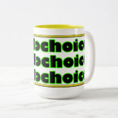 6x6の2音式コーヒーマグ ツートーンマグカップ (正面右)