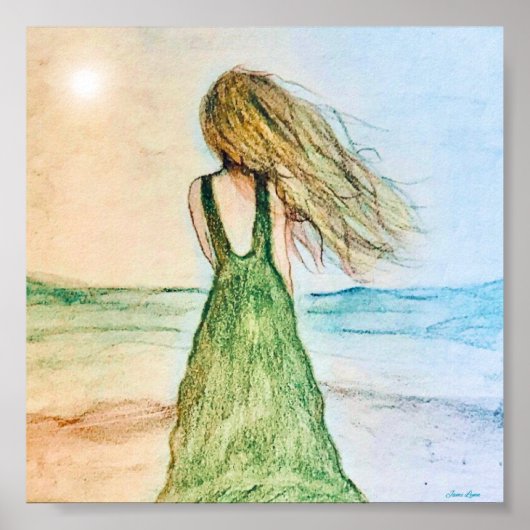 6x6フレーミングのための素晴らし静寂のアートデコールの音 ポスター (正面)