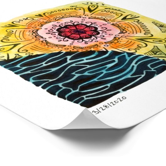 6x6プリント- 3-28-2020 ポスター (角)