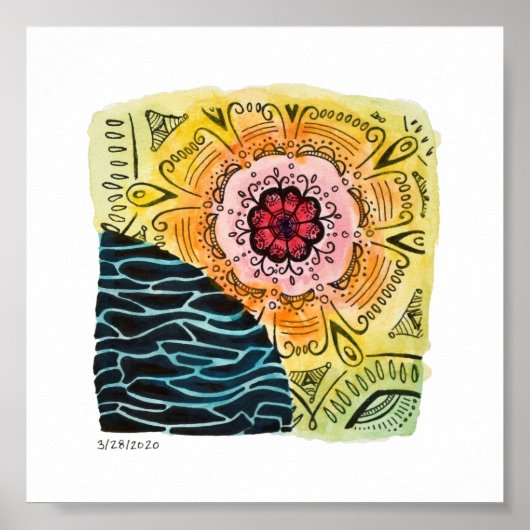 6x6プリント- 3-28-2020 ポスター (正面)