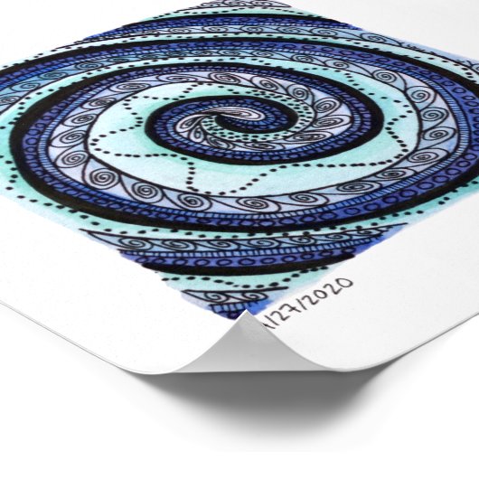 6x6プリント- 4-27-2020 ポスター (角)