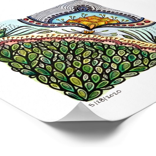 6x6プリント- 5-28-2020 ポスター (角)