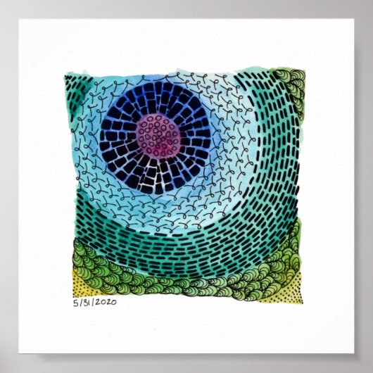 6x6プリント- 5-31-2020 ポスター (正面)