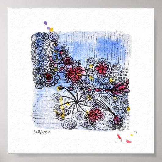 6x6プリント- 5-8-2020 ポスター (正面)