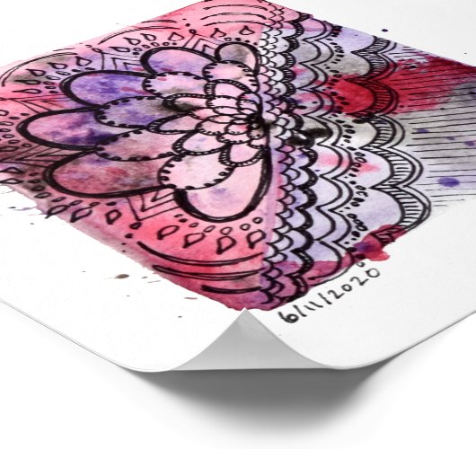 6x6プリント- 6-11-2020 ポスター (角)