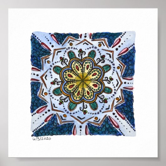 6x6プリント- 6-3-2020 ポスター (正面)