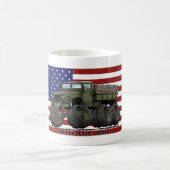 6x6 M35 2-1/2のトンのトラック コーヒーマグカップ (中央)
