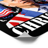 7おもしろい月メリー4日のジョー・バイデン氏4日 ポスター (角)