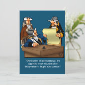 7おもしろい月4日パーティの招待状 招待状 (スタンド正面)