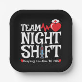 7おもしろい:05チームナイトシフトナース評価 ペーパープレート (正面)
