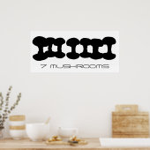 7きのこポスター ポスター (キッチン)