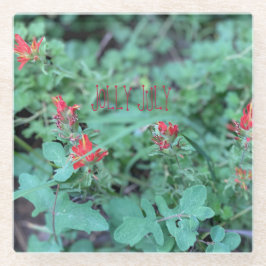 7すてき月 ガラスコースター