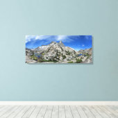 7つのゲブル湖の上に7つのゲブル – Sierra キャンバスプリント (インサイチュ (ウッドフロア))