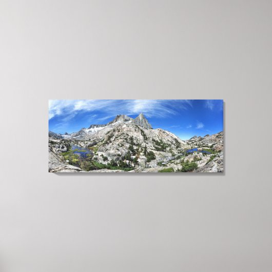 7つのゲブル湖の上に7つのゲブル – Sierra キャンバスプリント (正面)