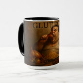 7つのサタニック・バーチュー: グルトニー マグカップ (正面左)