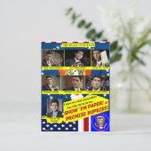 7つのステップ-郵便はがき ポストカード (スタンド正面)